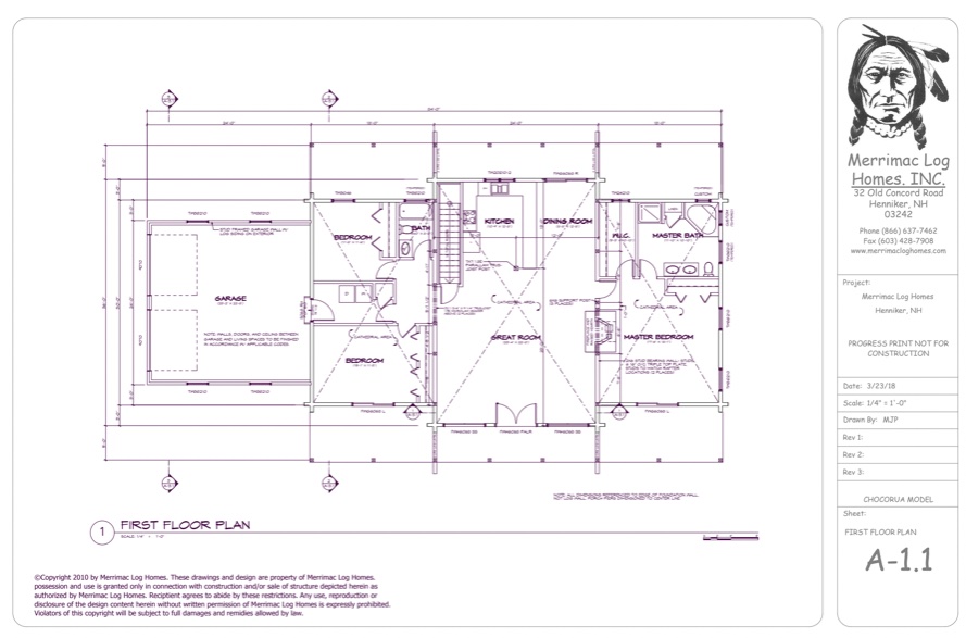 Chocorua with Garage Option