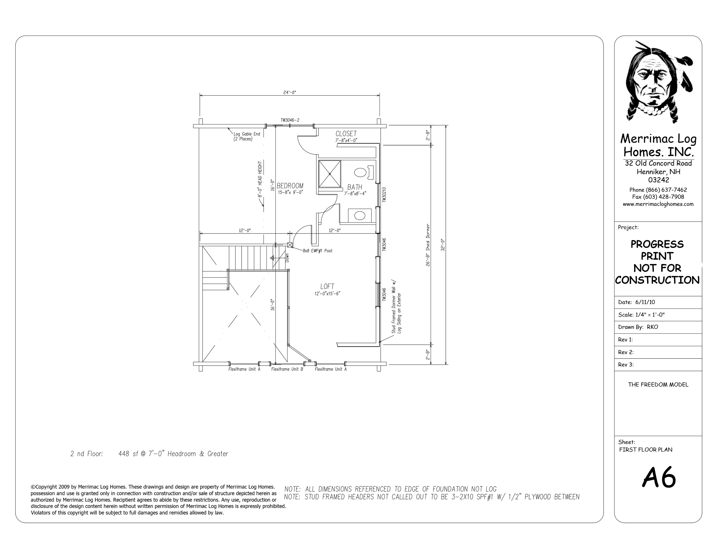 Freedom Second Floor Plan