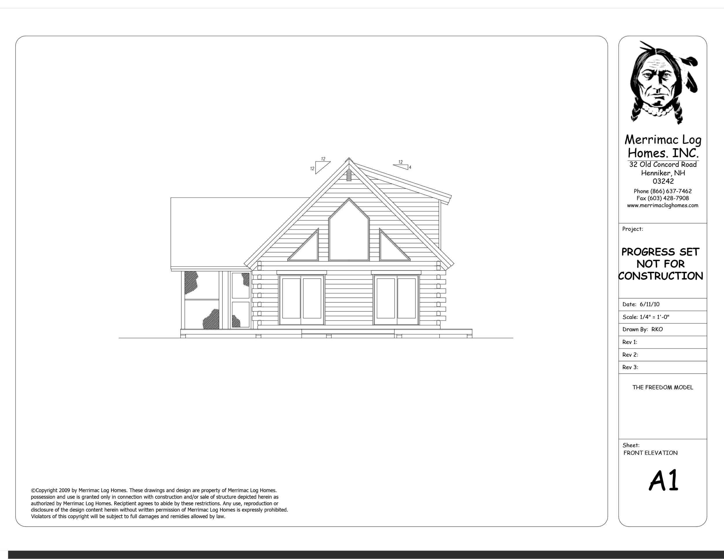 Freedom Front Elevation