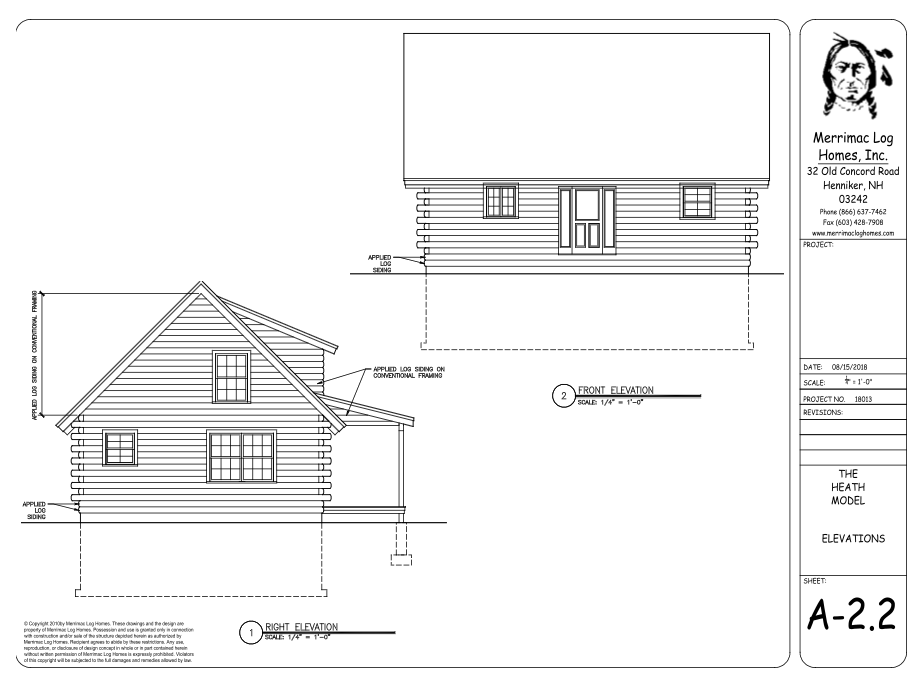 Heath Side Elevation