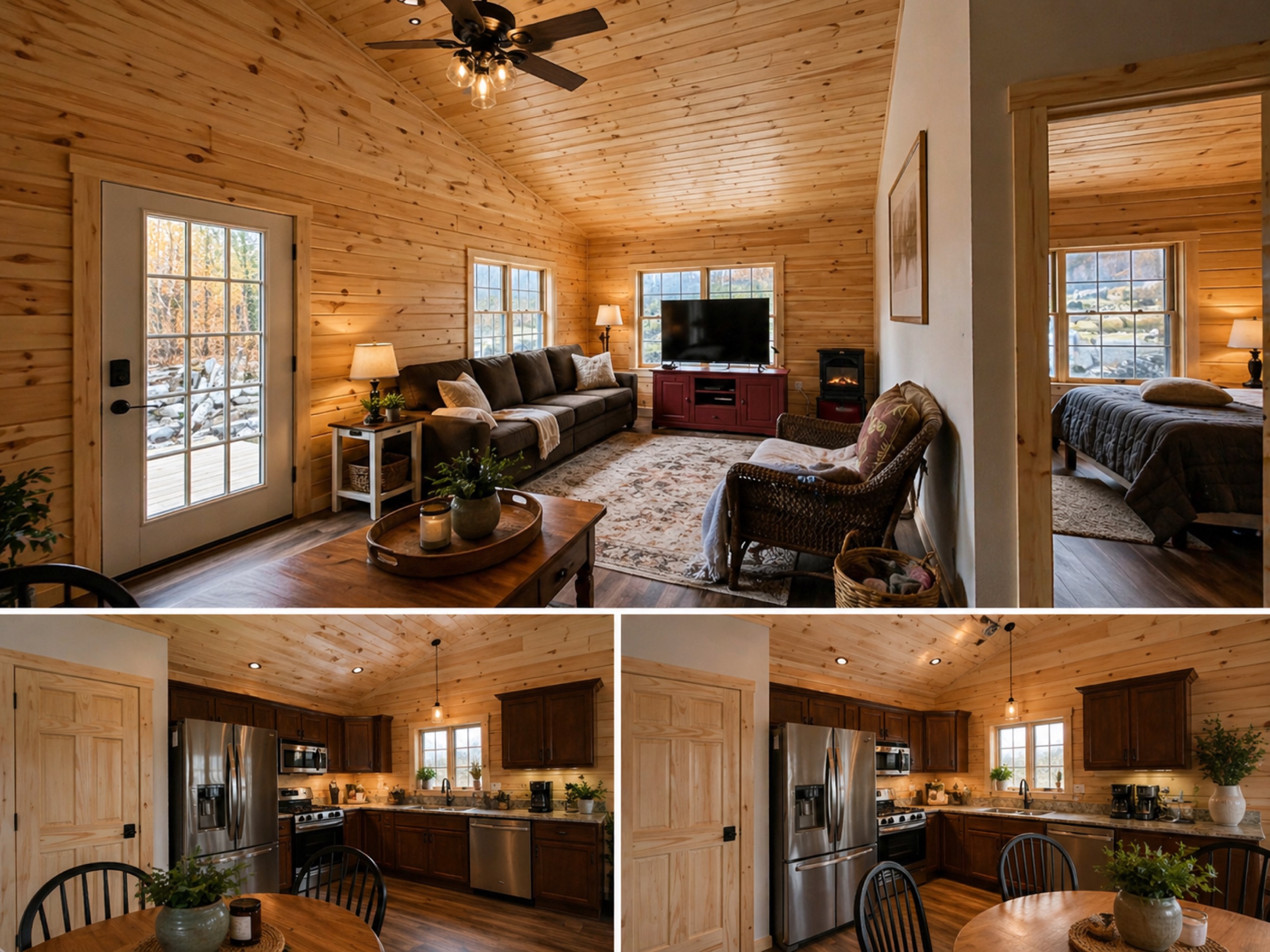 Peaks Ridge In-Law Suite — Living Room, Kitchen & Bedroom