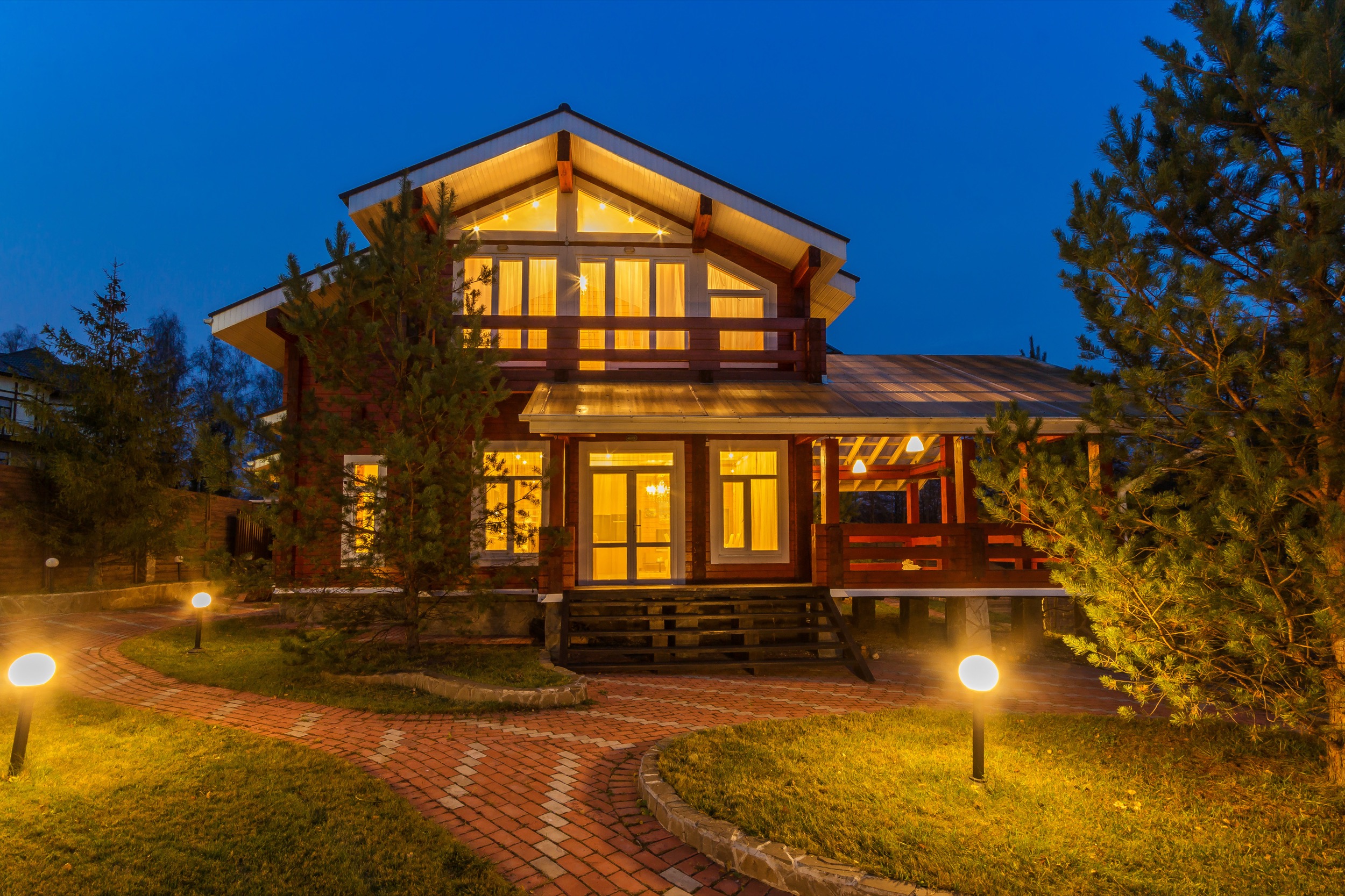 False Corners — Merrimac Log Homes