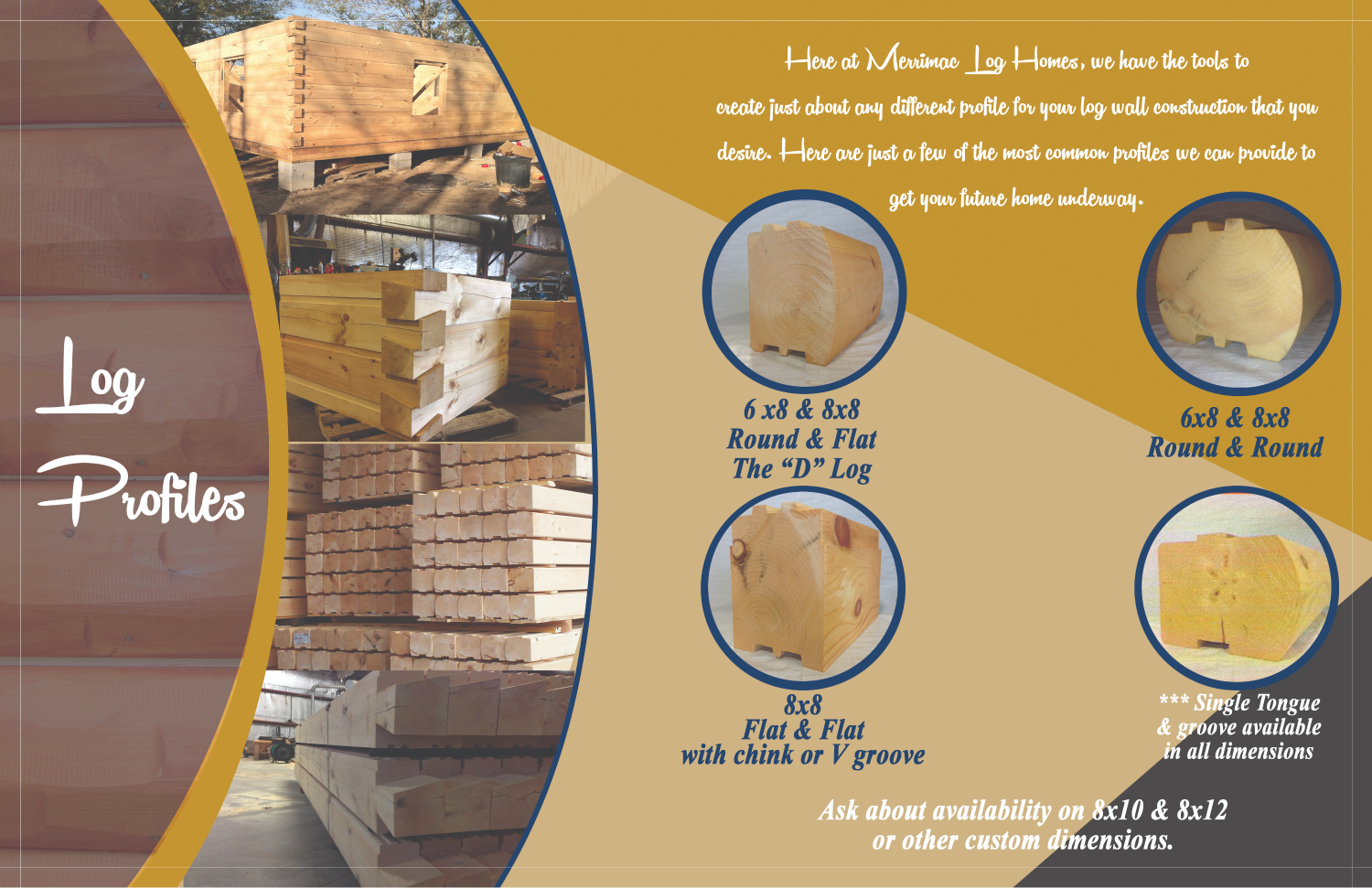 Merrimac Log Siding Showcase