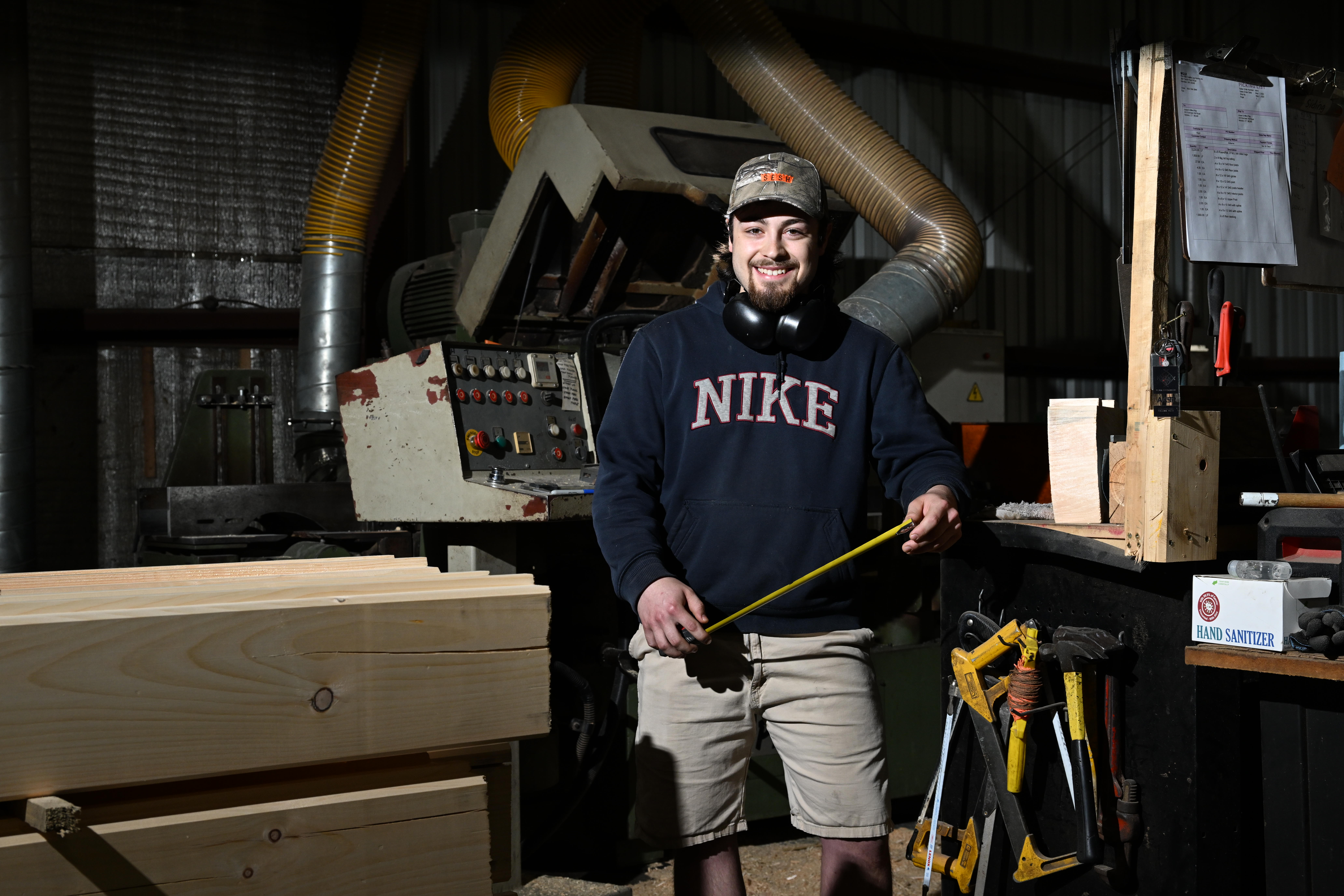 Anthony Rosales — Mill Worker, Merrimac Log Homes