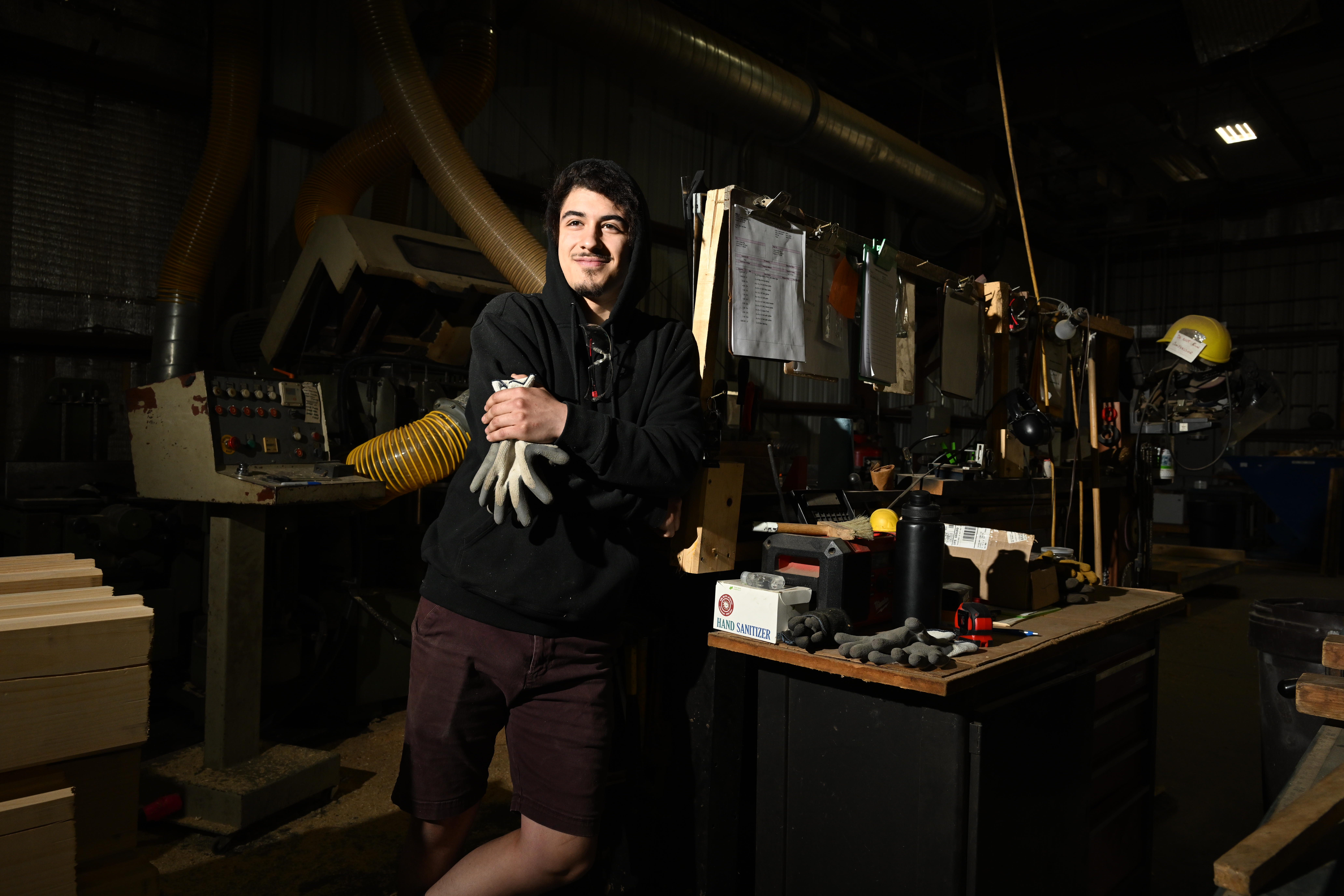 Daniel Rosales — Mill Worker, Merrimac Log Homes