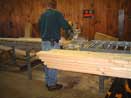 Cutting 2x^ Tongue and Groove Decking  -  Log Cabin Kit Picture